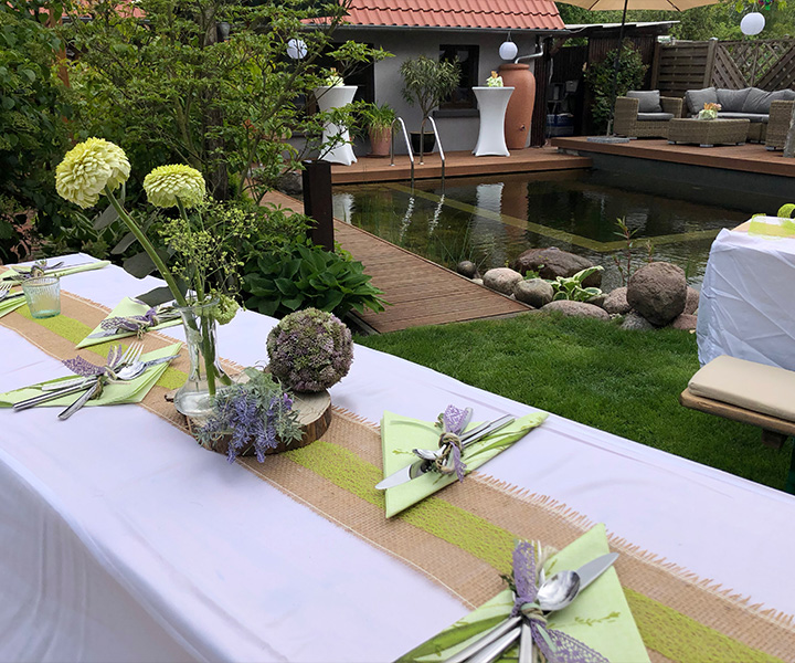 Eventmanagement – Gartenparty