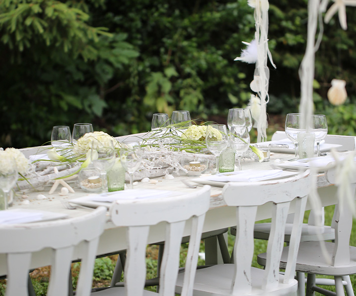 Eventmanagement – Hochzeit Tischdeko